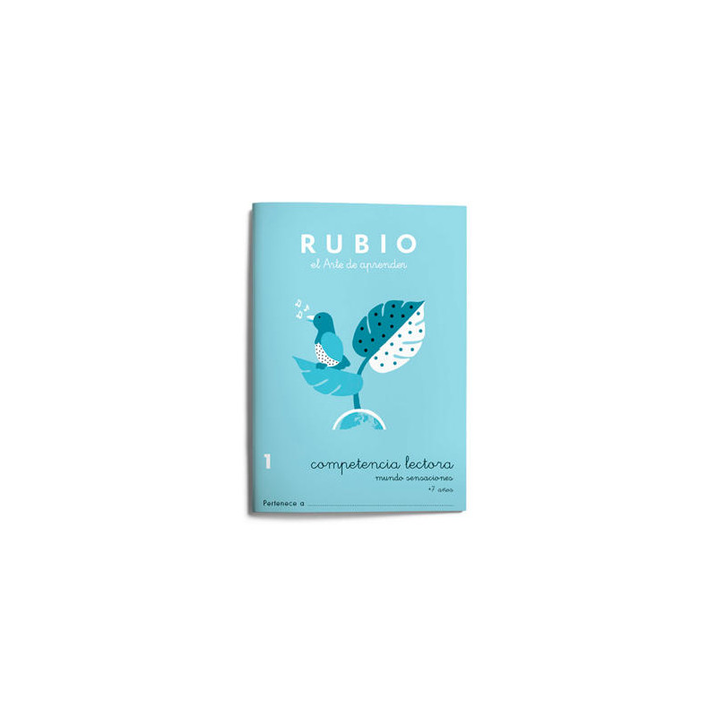 CUADERNO RUBIO COMPETENCIA LECTORA 1 MUNDO SENSACIONES