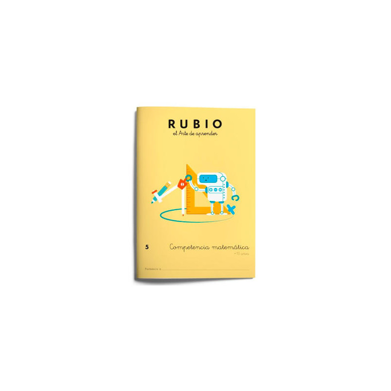 CUADERNO RUBIO COMPETENCIA MATEMATICA 5