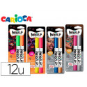 BARRA DE MAQUILLAJE CARIOCA MASK UP NEON / METALLIC EXPOSITOR 12 BLISTER DE 2 BARRAS COLORES SURTIDO