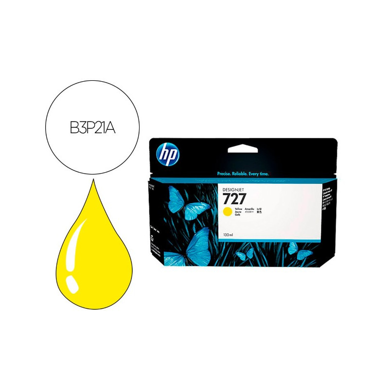 INK-JET HP DESIGNJET T920/T1500 N 727 AMARILLO ALTA/1000 PAGINAS