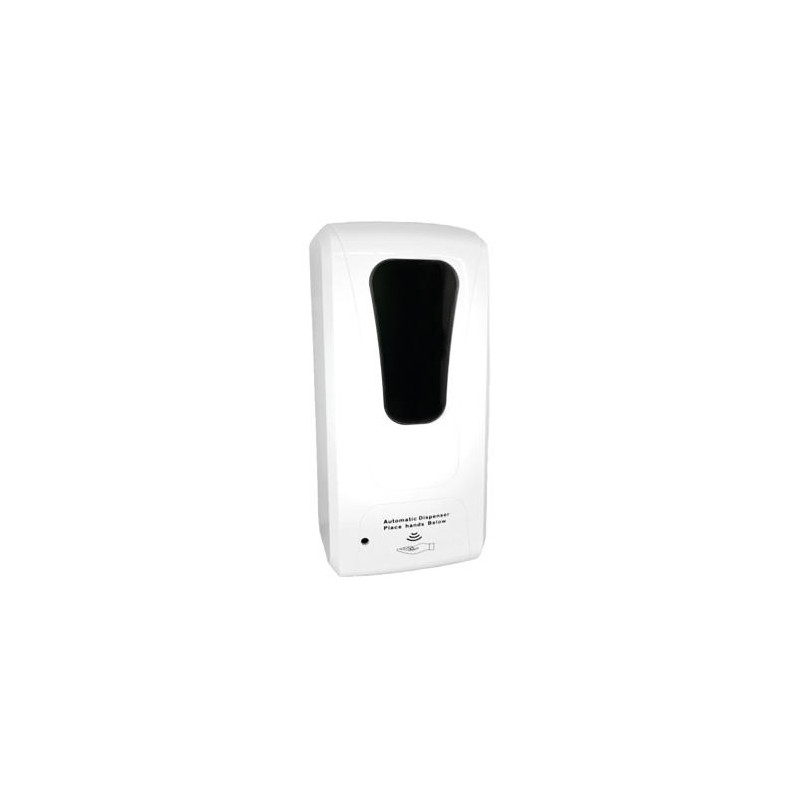 DISPENSADOR PARA GEL Y JABON Q-CONNECT AUTOMATICO CON SENSOR 1000 ML 13X11,5X27 CM COLOR BLANCO