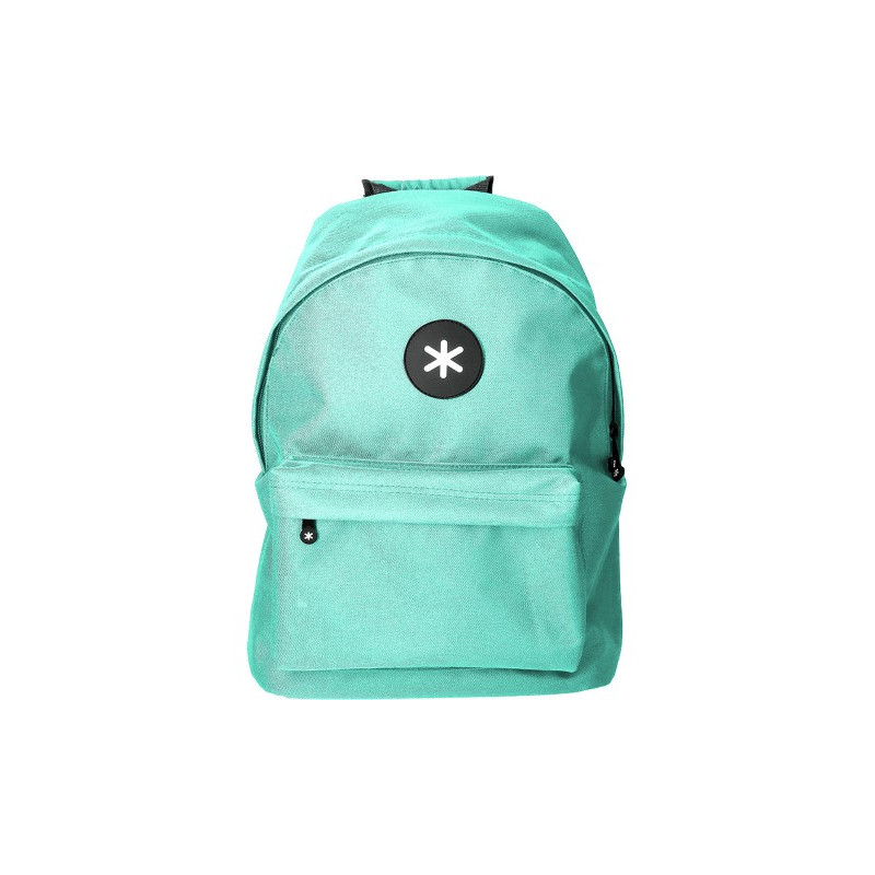 MOCHILA ANTARTIK CON ASA Y BOLSILLOS CON CREMALLERA COLOR VERDE MENTA 310X160X410 MM