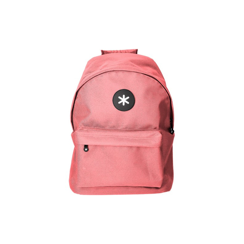 MOCHILA ANTARTIK CON ASA Y BOLSILLOS CON CREMALLERA COLOR CORAL 310X160X410 MM