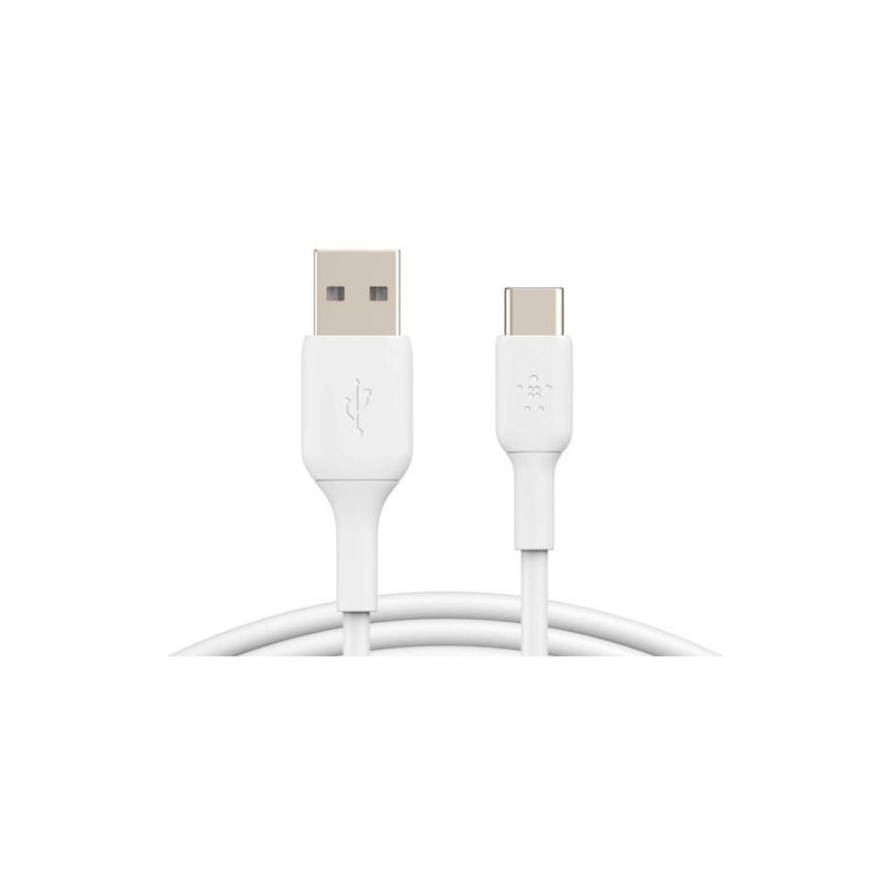 CABLE BELKIN CAB001BT1MWH USB-C A USB-A BOOS CHARGE LONGITUD 1 M COLOR BLANCO