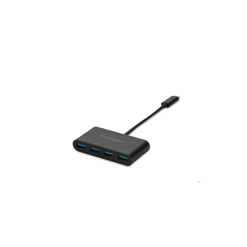 HUB KENSINGTON CH1200 USB-C DE 10GBPS CARGADOR Y 4 PUERTOS USB-A 3.2