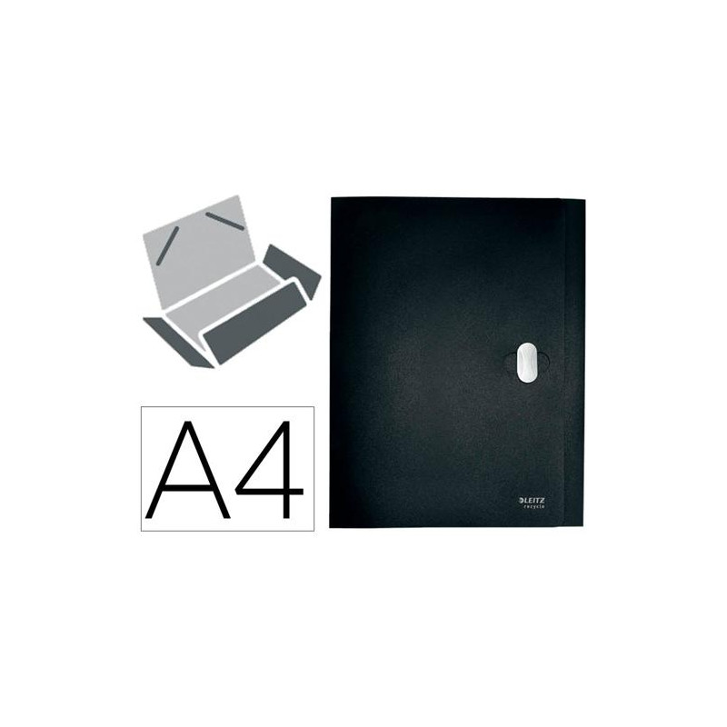 CARPETA DE PROYECTOS LEITZ RECYCLE DIN A4 POLIPROPILENO LOMO 38 MM NEGRO