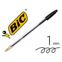 BOLIGRAFO BIC CRISTAL ORIGINAL TINTA NEGRA BOLSA DE 5 UNIDADES