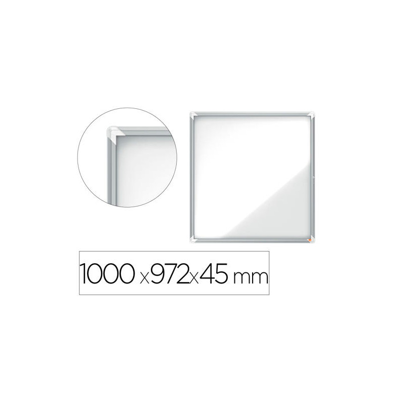 VITRINA DE ANUNCIOS NOBO PREMIUM PLUS MAGNETICA DE EXTERIOR 12 X DIN A4 1000X972X45 MM
