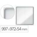 VITRINA DE ANUNCIOS NOBO PREMIUM PLUS MAGNETICA CON PUERTA CORREDERA 12 X DIN A4 997X972X54 MM
