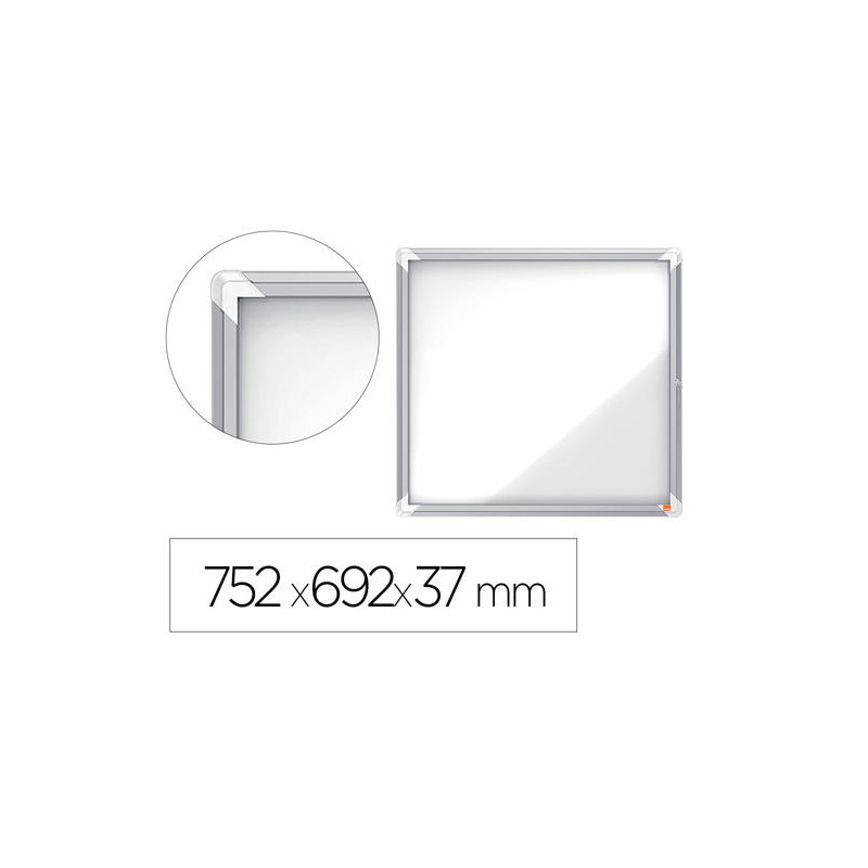 VITRINA DE ANUNCIOS NOBO PREMIUM PLUS MAGNETICA 6 X DIN A4 752X692X37 MM