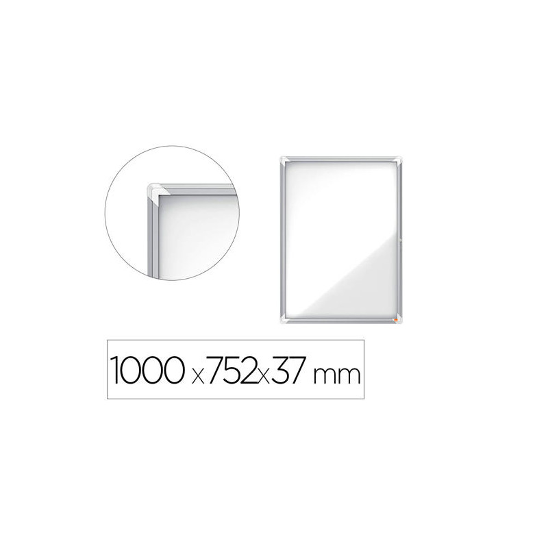 VITRINA DE ANUNCIOS NOBO PREMIUM PLUS MAGNETICA 9 X DIN A4 1000X752X37 MM