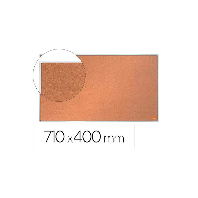 TABLERO DE ANUNCIOS NOBO IMPRESSION PRO CORCHO FORMATO PANORAMICO 32" 710X400 MM