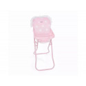 TRONA CON BANDEJA CARLOTA COLOR ROSA 330X260X600 MM