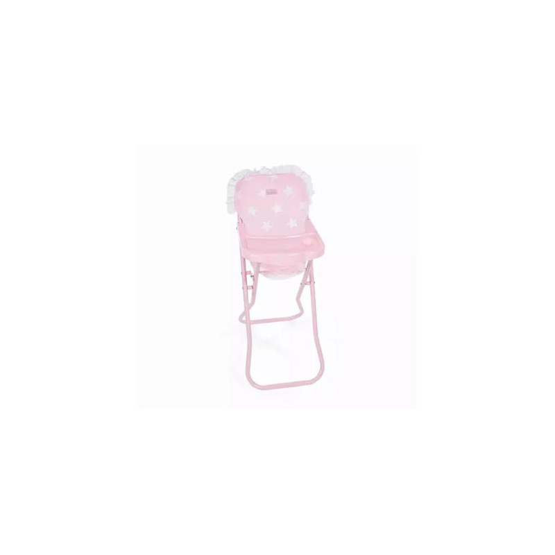 TRONA CON BANDEJA CARLOTA COLOR ROSA 330X260X600 MM