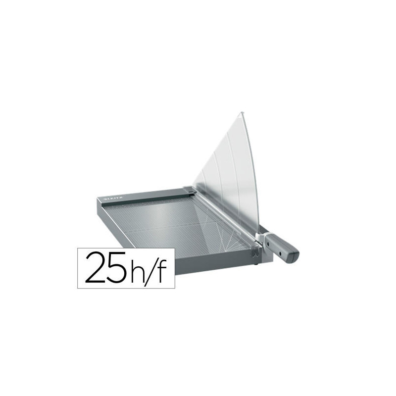 CIZALLA DE PALANCA LEITZ PRECISION OFFICE PRO A4+ BASE CRISTAL LONGITUD CORTE 381 MM CAPACIDAD DE CO