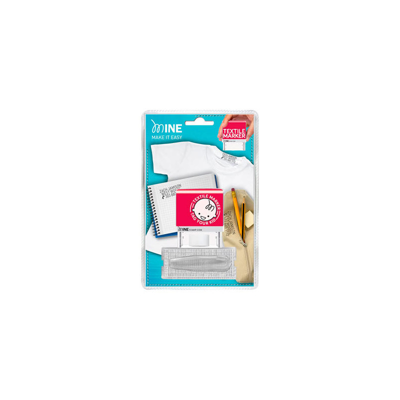 SELLO MARCADOR DE ROPA COLOP MINE TIPO 4MM TINTA ESPECIAL PARA TEXTIL 50 LAVADOS EN FRIO Y 25 EN CAL