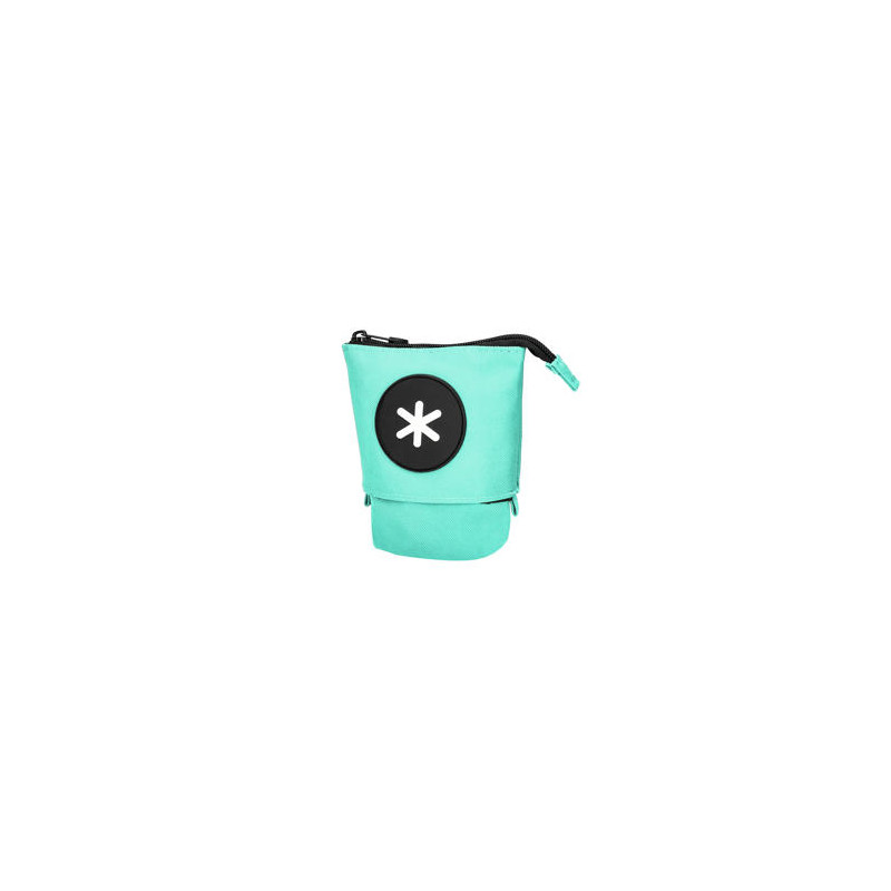 BOLSO ESCOLAR PORTATODO ANTARTIK CUBILETE COLOR MENTA 190X60X80 MM