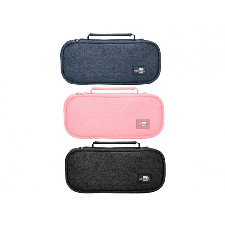 ESTUCHE PORTATODO LIDERPAPEL OVALADO CON ORGANIZADOR INTERIOR PIZARRA Y ASA 1 CREMALLERA SURTIDOS ESTUCHE PORTATODO LIDERPAPEL OVALADO CON ORGANIZADOR INTERIOR PIZARRA Y ASA 1 CREMALLERA SURTIDOS