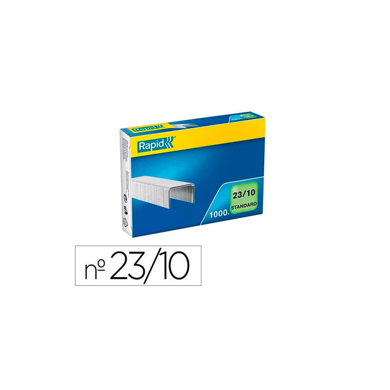 GRAPAS RAPID 23/10 MM GALVANIZADA CAJA DE 1000 UNIDADES