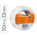 CINTA ADHESIVA TARIFOLD PARA MARCAJE Y SEÑALIZACION DE SUELO 33 MT X 50 MM COLOR BLANCO