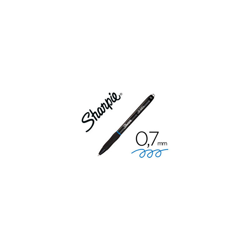 BOLIGRAFO SHARPIE RETRACTIL TINTA GEL PUNTA 0,7 MM COLOR AZUL
