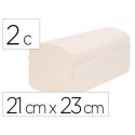 TOALLA SECAMANOS BUNZL GREENSOURCE CELULOSA BLANCA PLEGADO EN V 2 CAPAS 21X23 CM CAJA DE 20 PAQUETES