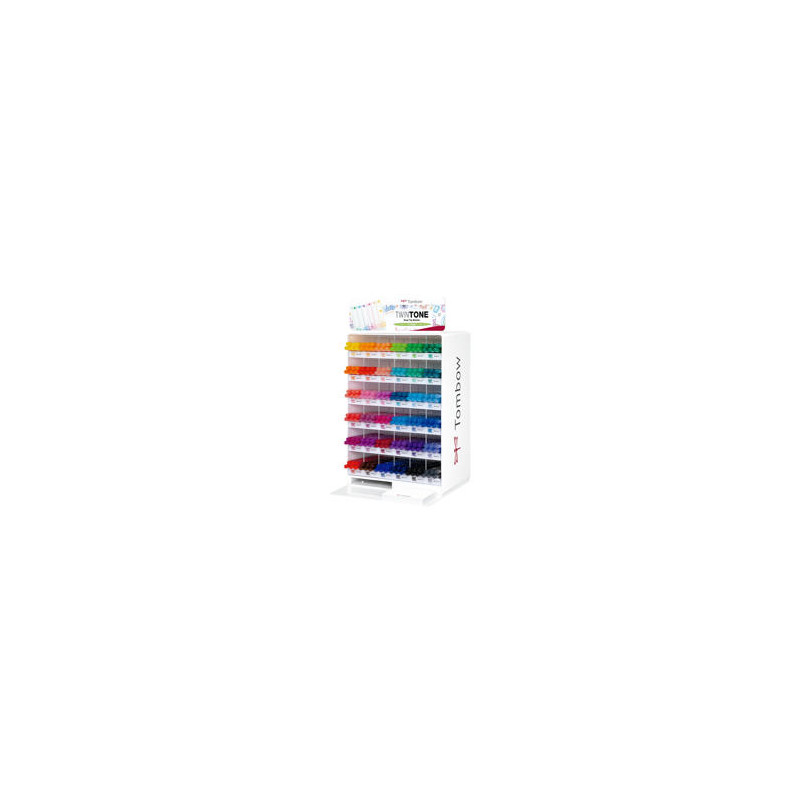 ROTULADOR TOMBOW ABT DUAL BRUSH DOBLE PUNTA DE PINCEL CONTENIDO DE 216 UNIDADES COLORES SURTIDOS