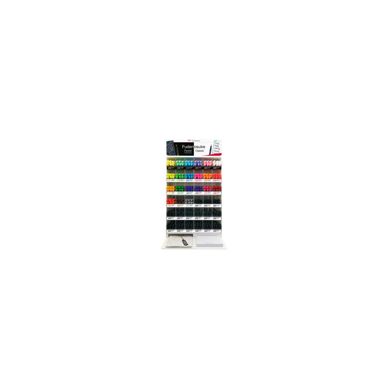 ROTULADOR TOMBOW FUDENOSUKE EXPOSITOR SOBREMESA DE 216 UNIDADES COLORES SURTIDOS