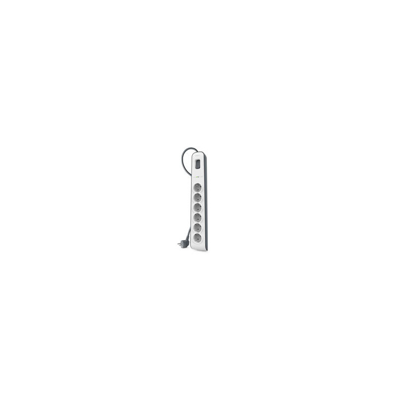 REGLETA BELKIN BSV603VF2M DE PROTECCION CONTRA SOBRETENSIONES 6 TOMAS BOTON DE APAGADO Y ENCENDIDO C