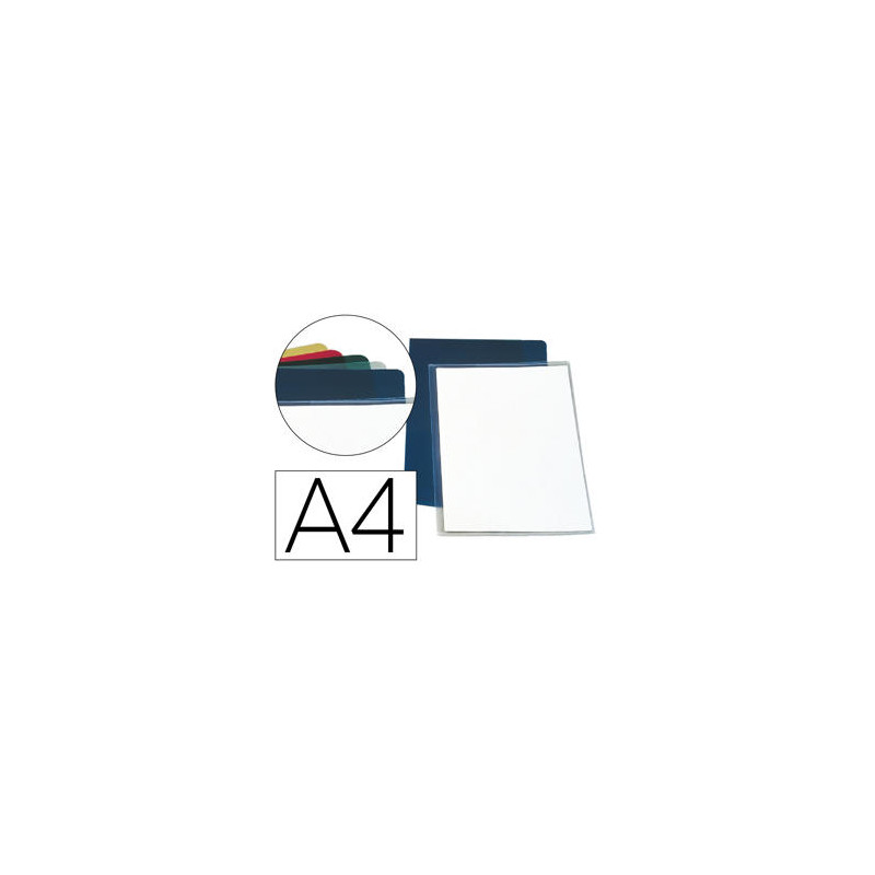 CARPETA DOSSIER UÑERO PLASTICO ESSELTE FOLIO PVC TRANSPARENTE 140 MC CAJA DE 100 UNIDADES