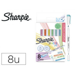 ROTULADOR SHARPIE S-NOTE DUO ASST BLISTER DE 8 UNIDADES COLORES SURTIDOS