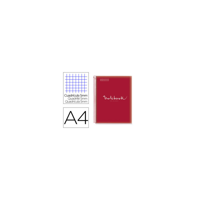 CUADERNO ESPIRAL MIQUELRIUS NOTEBOOK 1 EMOTIONS TAPA POLIPROPILENO DIN A4 MICROPERFORADO 80 HOJAS