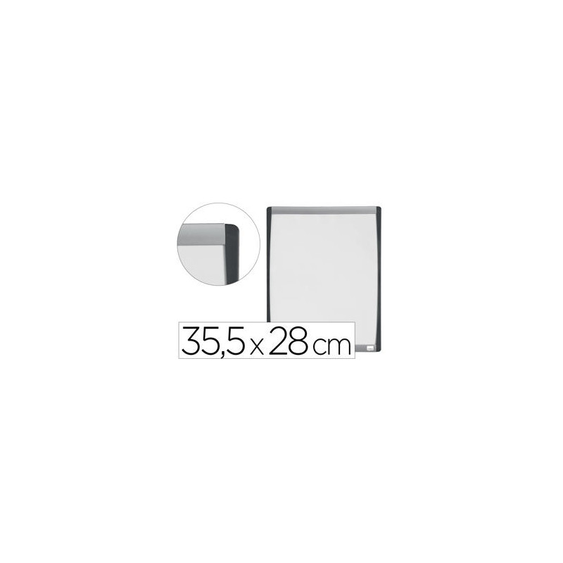 PIZARRA BLANCA NOBO MAGNETICA MARCO ARQUEADO 355X280 MM