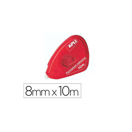 PEGAMENTO APLI ROLLER COMPACT PERMANENTE 8 MM X 10 M PEGAMENTO APLI ROLLER COMPACT PERMANENTE 8 MM X 10 M