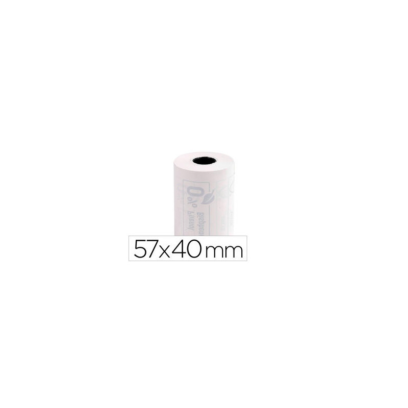 ROLLO SUMADORA EXACOMPTA TERMICO PARA TPV 57 MM X 40 MM 55 G/M2 FSC SIN FENOL NI PLASTICO