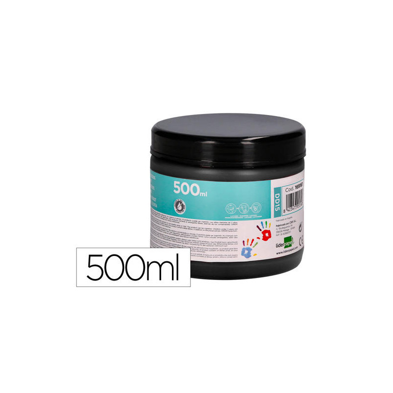PINTURA DEDOS LIDERPAPEL VIOLETA TARRINA DE 500 CC