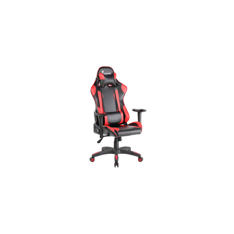 SILLA ROCADA GAMING PROFESIONAL CON BRAZO REGULABLES MECANISMO BASCULANTE SIMILPIEL