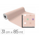 PAPEL DE REGALO BASIKA IN2104-D BOBINA ANCHO 31 CM LONGITUD 85 M PESO 2 KG GRAMAJE 60 GR