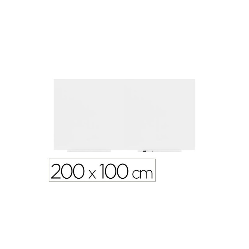 PIZARRA BLANCA ROCADA PROFESIONAL 200X100 CM 2 MODULOS 100X100 CM