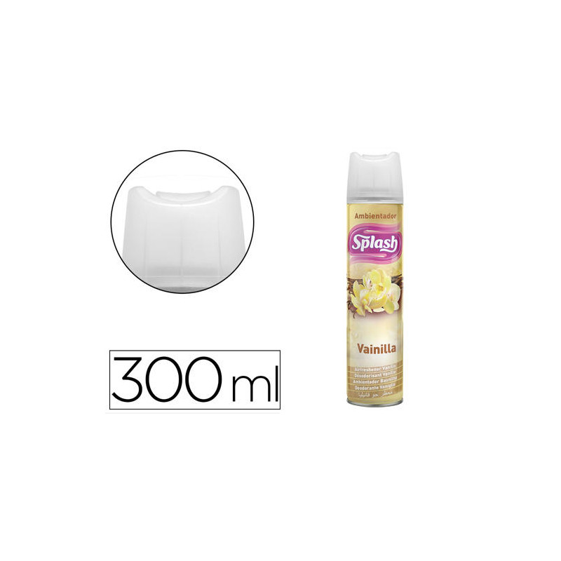 AMBIENTADOR SPRAY SPLASH AROMA VAINILLA BOTE DE 300 ML