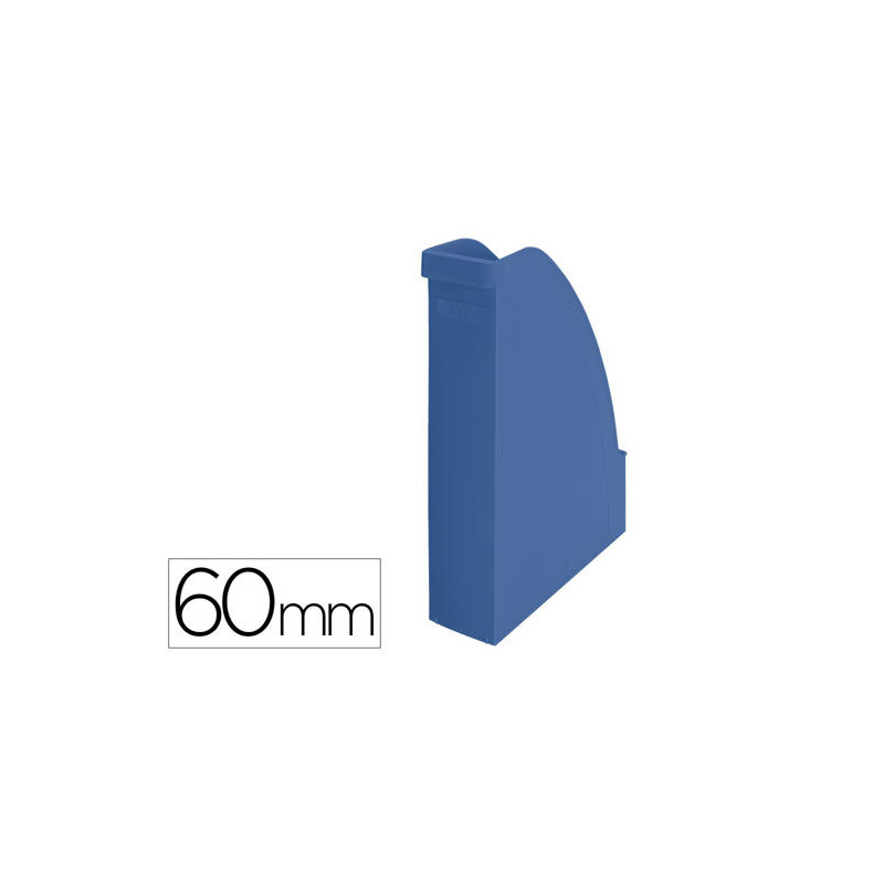 REVISTERO LEITZ RECYCLE PLASTICO LOMO 60 MM AZUL 78X308X278 MM