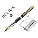 ROLLER BELIUS DUALITA CUERPO NEGRO COLOR BLANCO TINTA NEGRA CAJA DE DISEÑO
