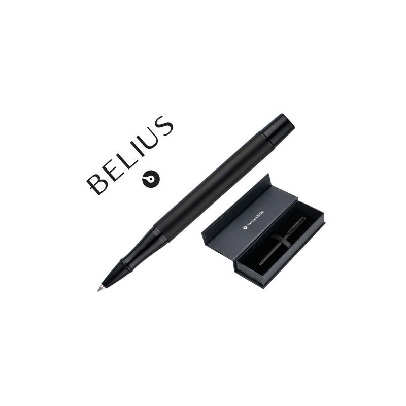 ROLLER BELIUS UNSTOPPABLE COLOR NEGRO TINTA NEGRA CAJA DE DISEÑO
