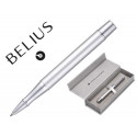 ROLLER BELIUS UNSTOPPABLE COLOR PLATEADO TINTA NEGRA CAJA DE DISEÑO