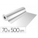 PAPEL DE REGALO BASIKA POLIPROPILENO TRANSPARENTE BOBINA ANCHO 70 CM LONGITUD 50 MT