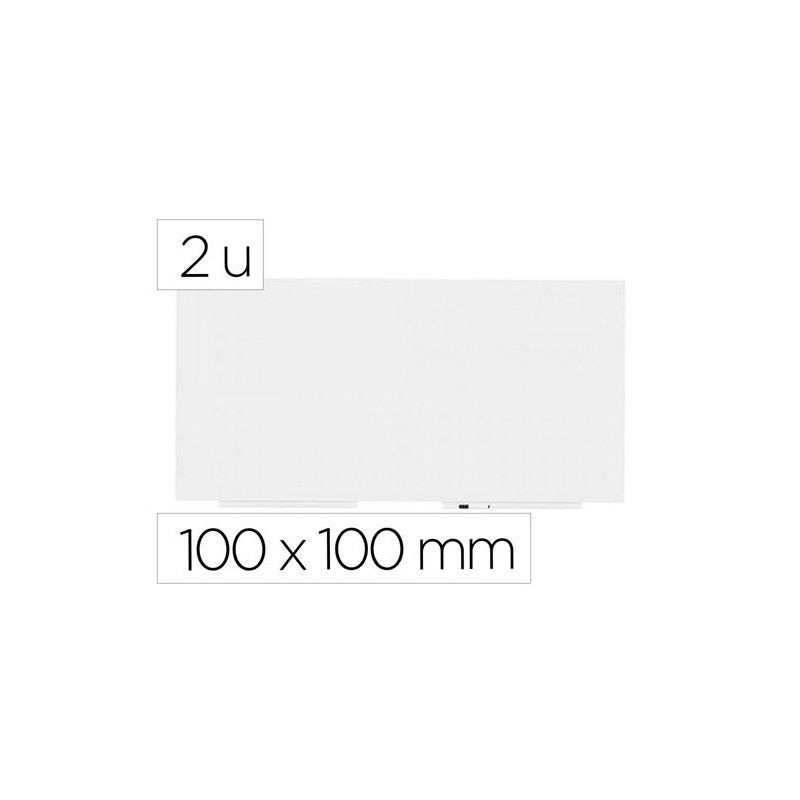 PIZARRA BLANCA ROCADA SKINWHITEBOARD PRO LACADA MAGNETICA 100X100 CM 2 MODULOS