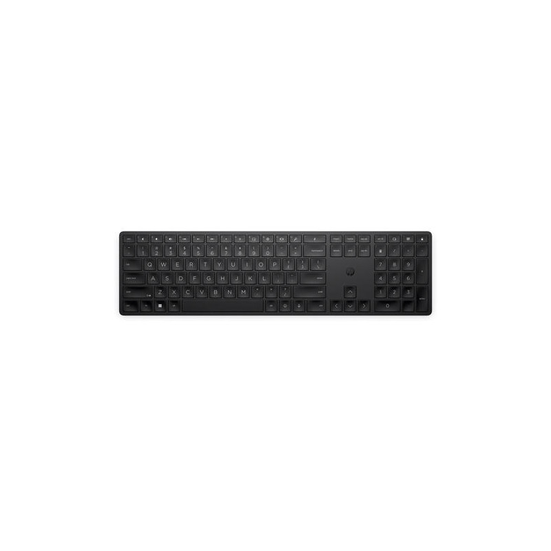 TECLADO HP 455 PROGRAMABLE INALAMBRICO ILUMINACION RGB COLOR NEGRO