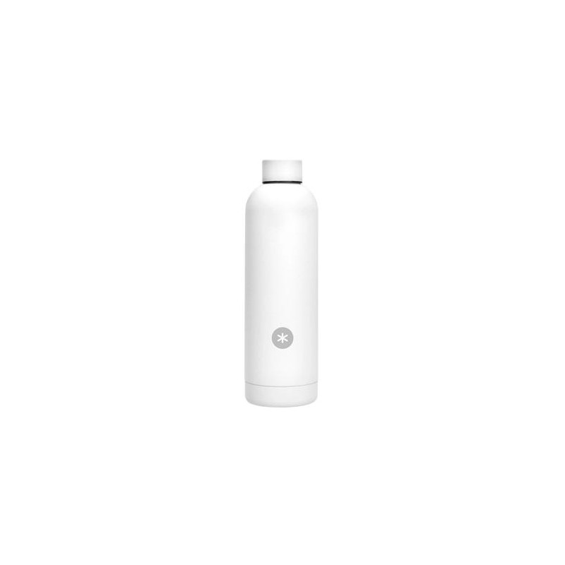 BOTELLA PORTALIQUIDOS ANTARTIK ISOTERMICA ACERO INOXIDABLE LIBRE DE BPA COLOR BLANCO 500 ML