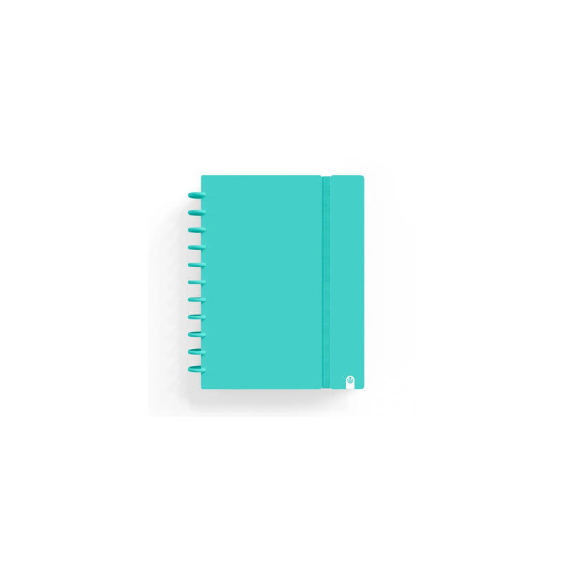 CUADERNO CARCHIVO INGENIOX FOAM A4 80H CUADRICULA MENTA PASTEL