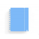 CUADERNO CARCHIVO INGENIOX FOAM A5 80H CUADRICULA AZUL PASTEL